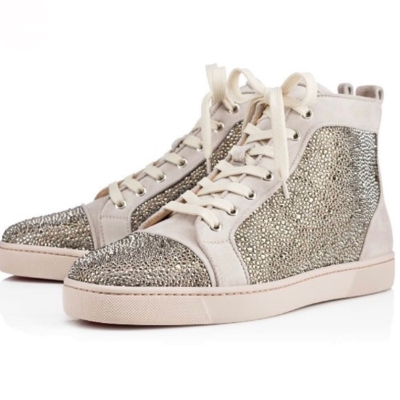 HOST PICK 🎉🎉Christian Louboutin Louis Strass sneakers RETAIL 1,895 - Picture 1 of 8